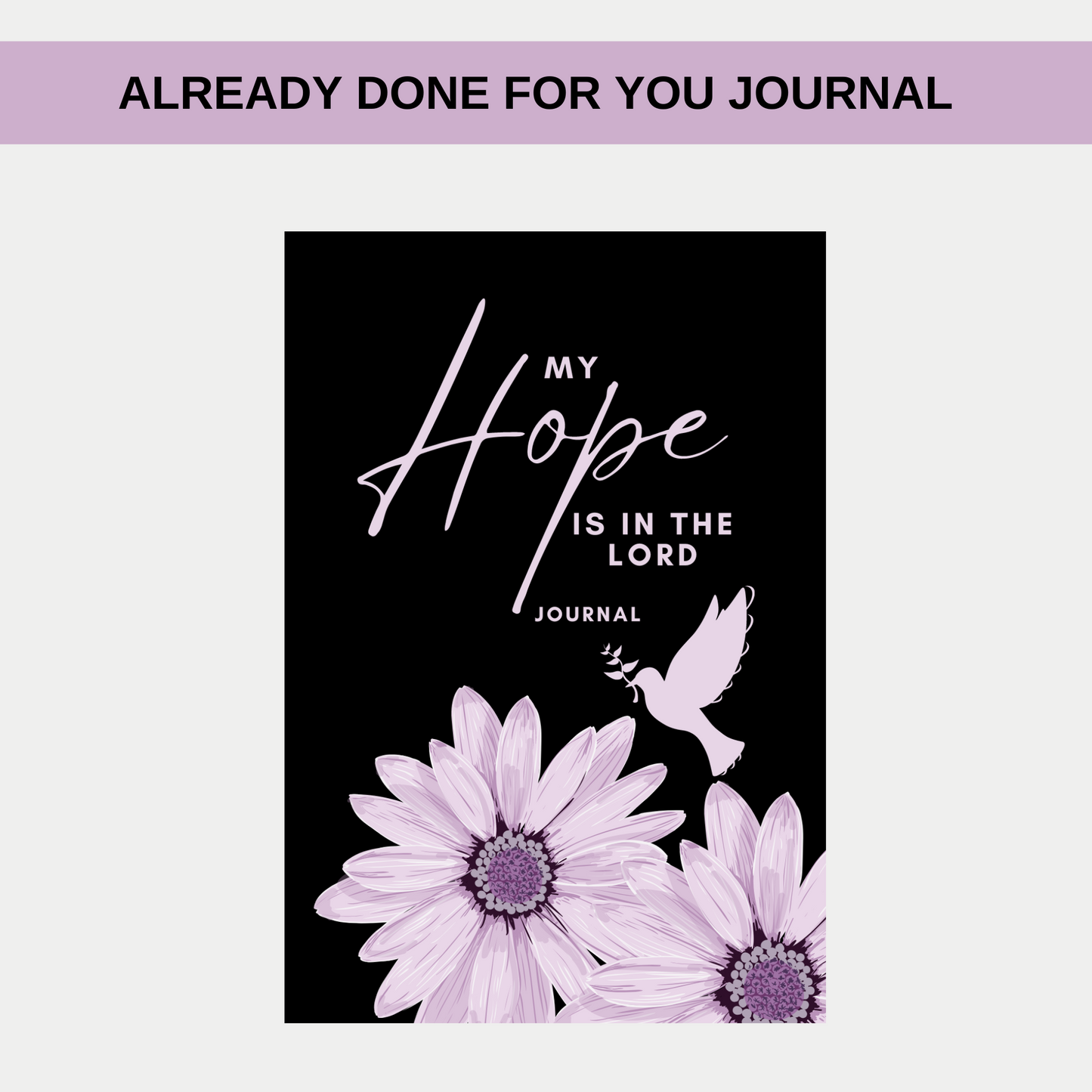 My Hope Is In The Lord Lined Journal