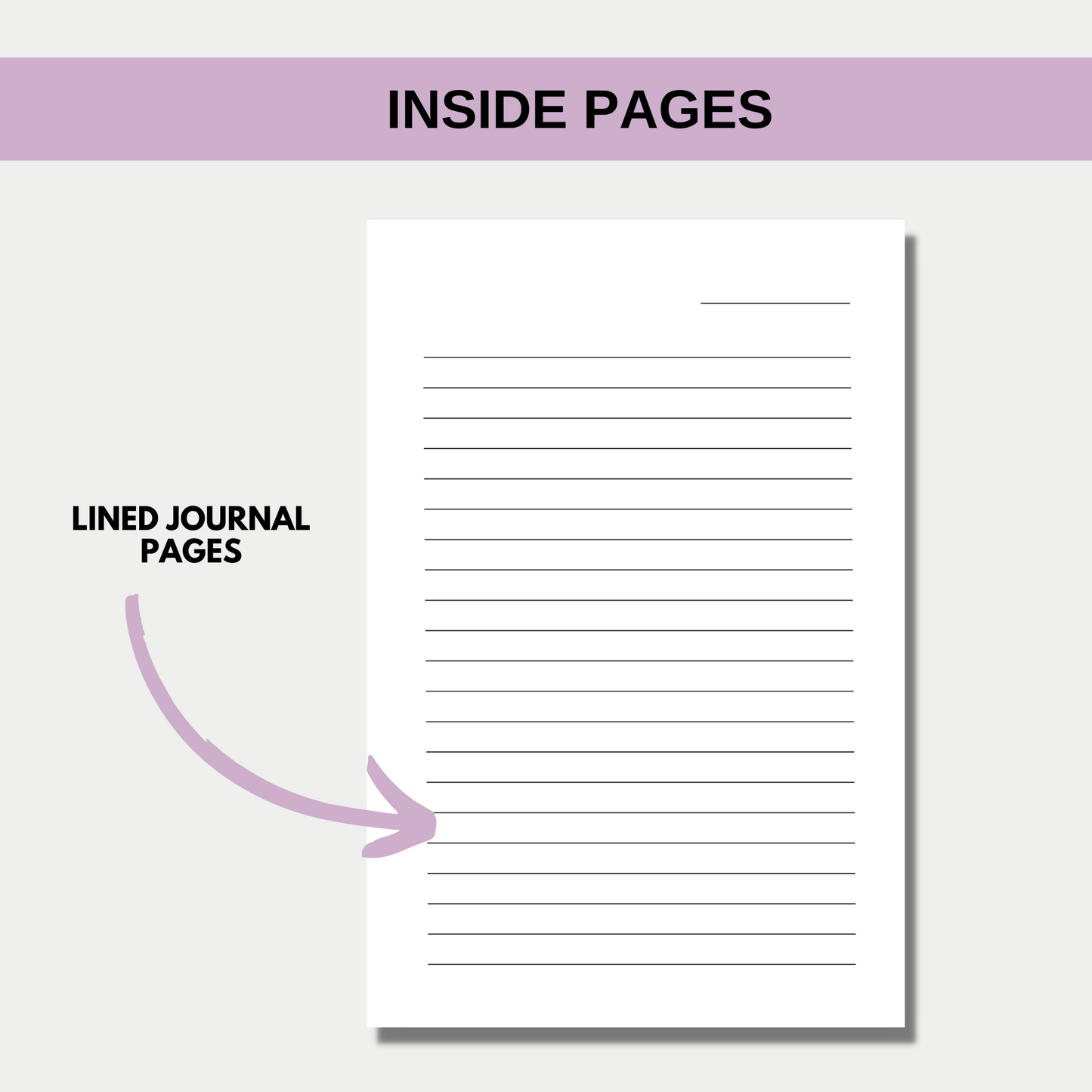 My Hope Is In The Lord Lined Journal