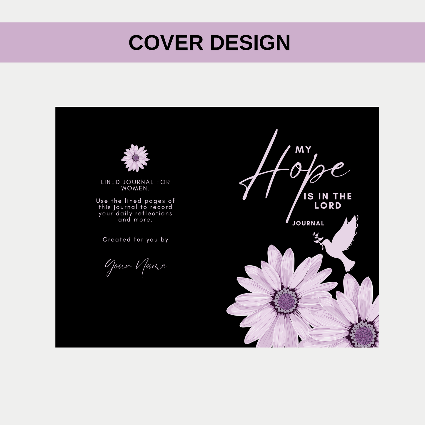 My Hope Is In The Lord Lined Journal
